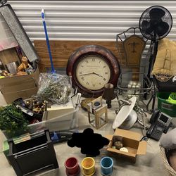 Storage Unit Bulk Sale - TV, Headboard, Home Decor, Sink, And More All For $70