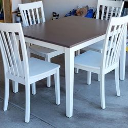 Dining Table Set With 4 Chairs