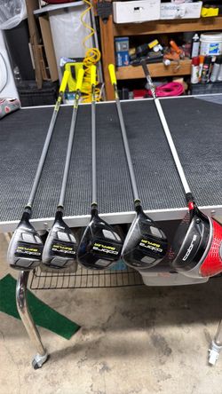 Cobra Baffler T-rail Driver 3 & 5 Wood 3 & 4 Hybrid Set TOUR AD 65g S-Flex Graphite