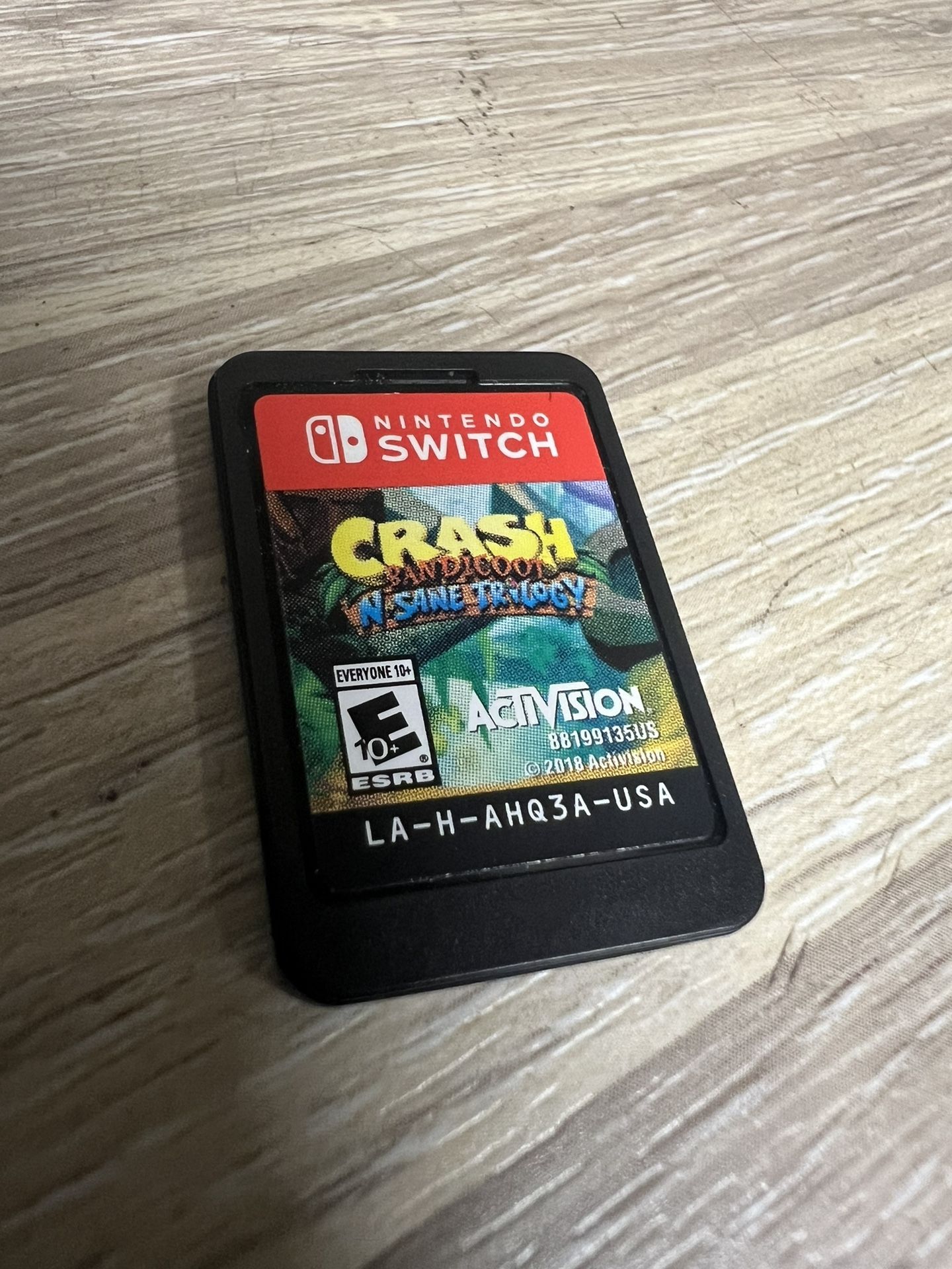 Crash Game Nintendo Switch