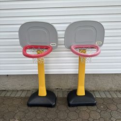 🏀 Set Of 2 Little Tikes Basketball Hoops 🏀