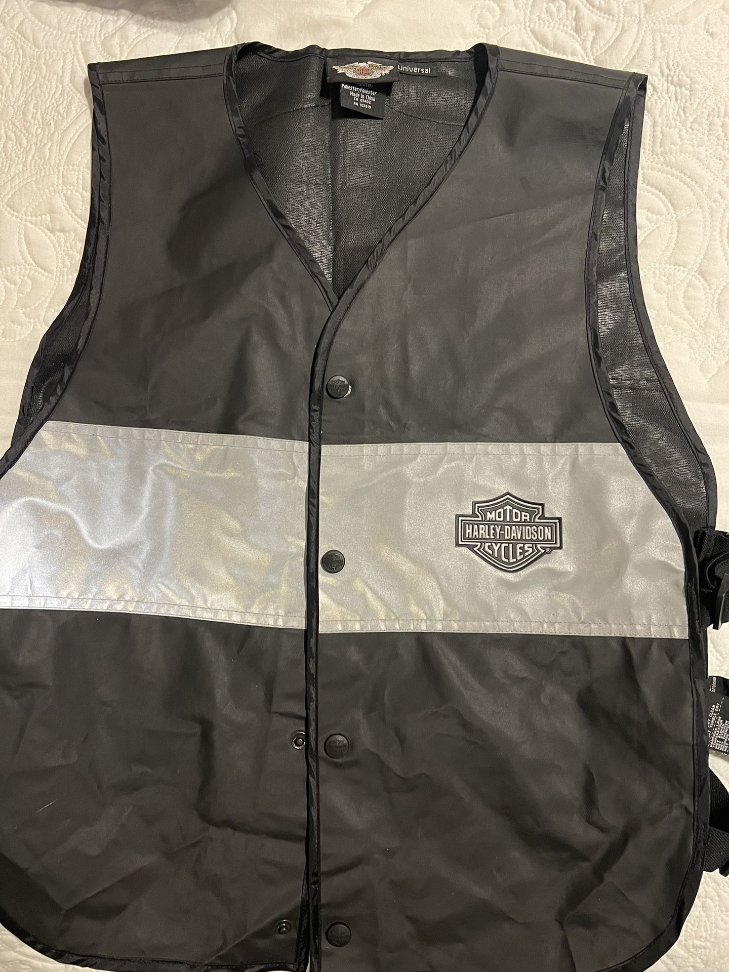 Black Harley Davidson Vest