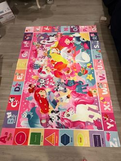 New Kids Educational Play Mat Carpet – Lightweight Learning Rug – Great for Playroom & Nursery