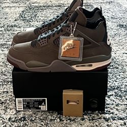 Jordan 4 Retro A Ma Maniere Dark Mocha                           Size 9.5 In Men 