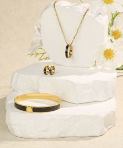 18K Gold Plated Stainless Steel Jewelry Set