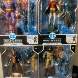McFarlane Toys DC Multiverse The Merciless BAF Complete Set 