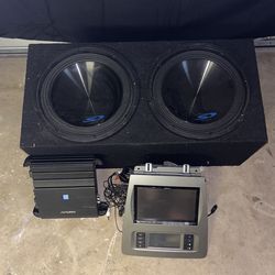 Car Stereo Amp Sub Woofers