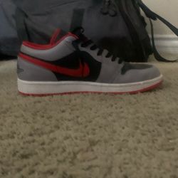 Red Black And Grey Jordan’s