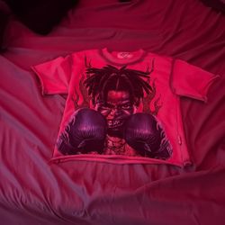 pink graphic t-shirt 