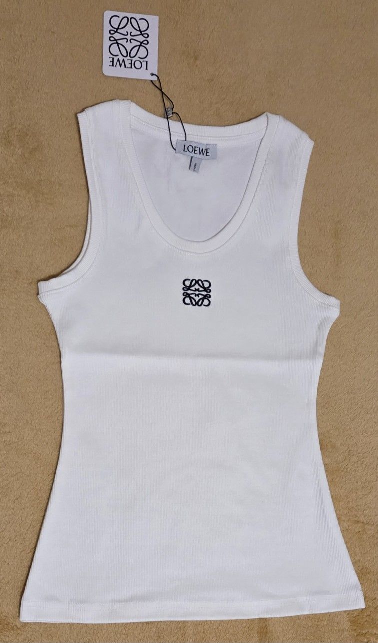 Loewe White Tank Top Womens Large