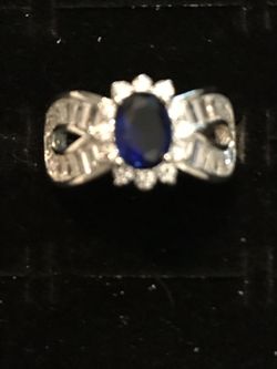 Size 9 silver ring