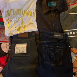 Jeans And Shirts Lot