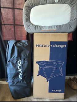 Sena aire + changer Nuna crib