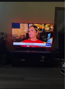 Large Flat Screen LED TV 65 inch Sony with tv stand ikea