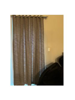 Grey Curtain 40”x84”