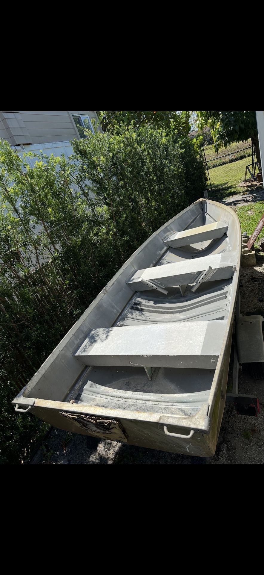 12 Ft Aluminum Boat With Trailer