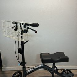 Nova Heavy Duty Tall Turning Knee Walker, with detachable Basket. 🧺
