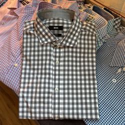 Boss Slim Fit Mens Large Dress Shirt 