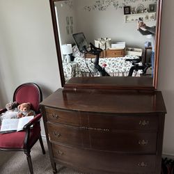 Large Vanity Antique Dresser