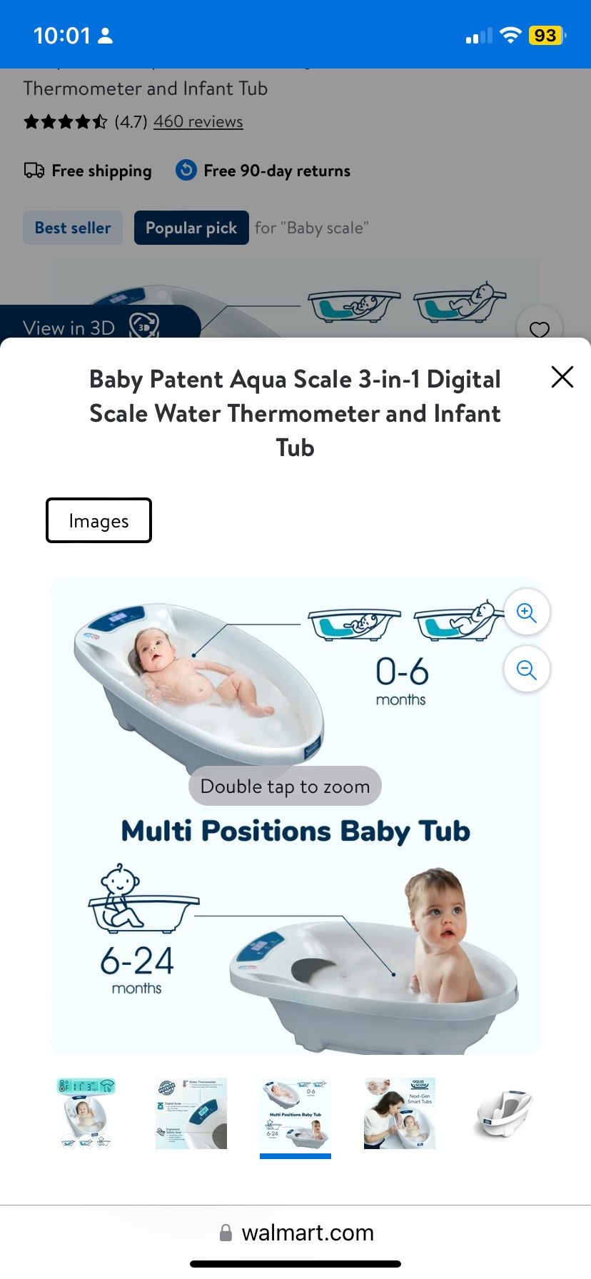 Baby Scale 3-1 Bathtub