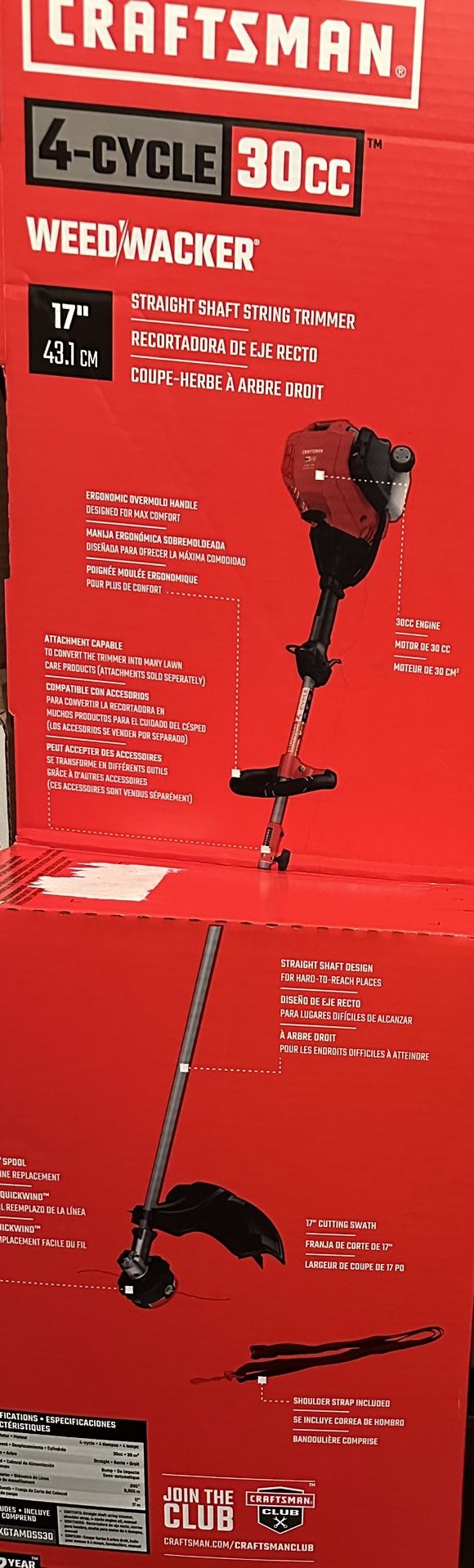 WS4200 4 Cycle Weed Wacker