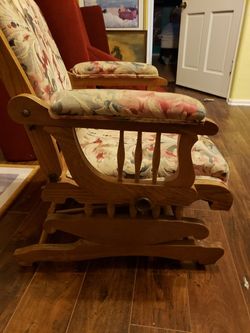 Very old antique 1960s rocking chair like new