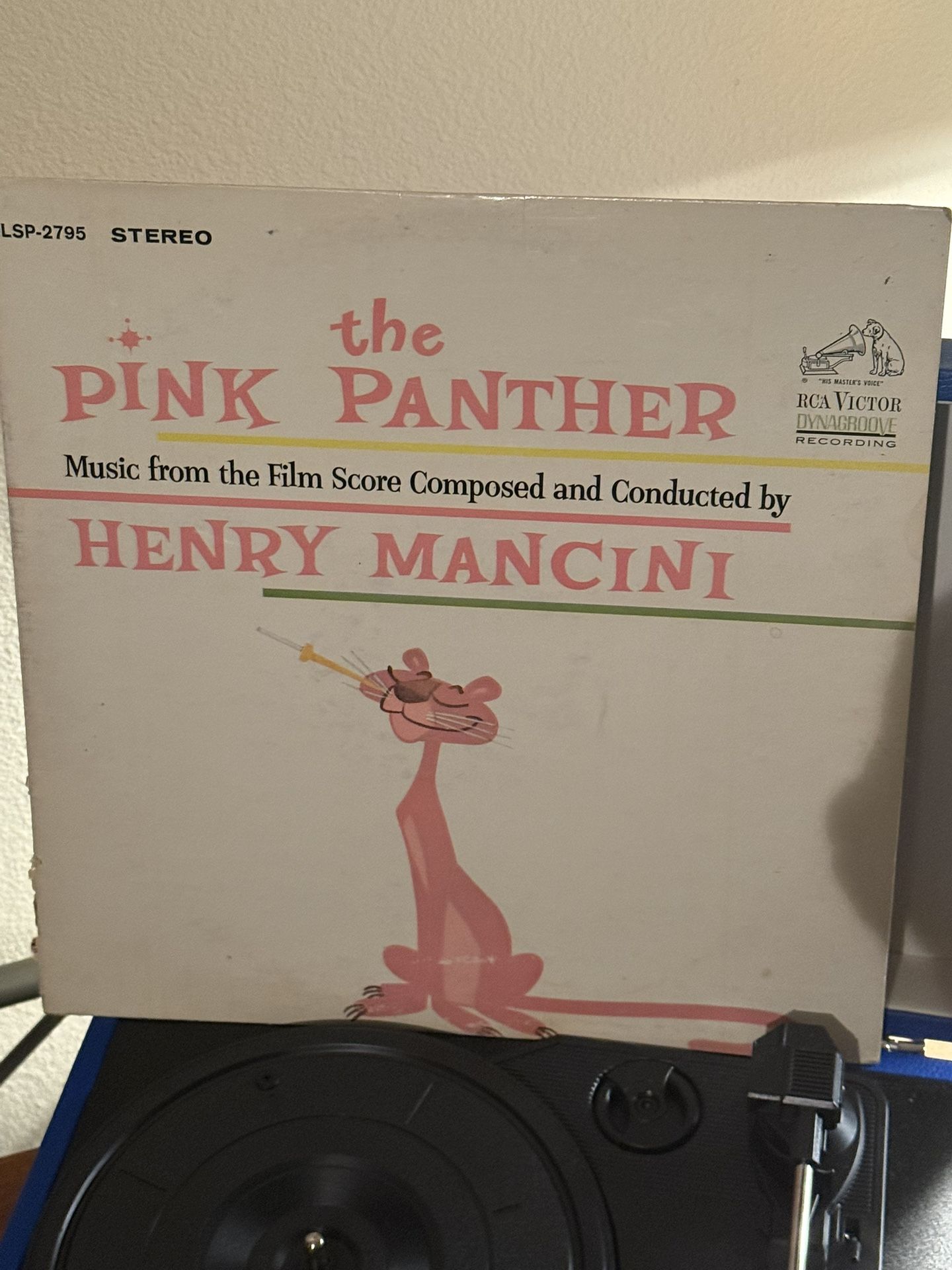 The Pink Panther (Music from the Film Score) vinyl record by Henry Mancini,