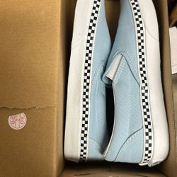 Blue Vans 
