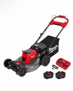 M18 FUEL Brushless Cordless 21 in. Walk Behind Dual Battery Self-Propelled Mower w/(2) 12.0Ah FORGE Battery and Charger
