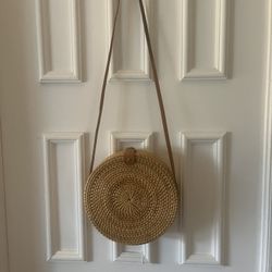 Ratan Woven Purse. Perfect Condition. 