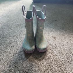 Frozen Rain Boots- Dirty But Can Be Cleaned Before Pick Up.