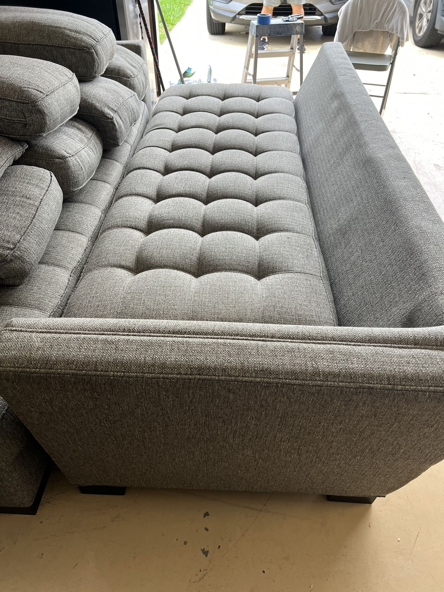 Sectional With Ottoman
