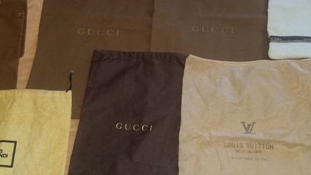 Authentic Dust Bags Louis Vuitton Fendi Gucci