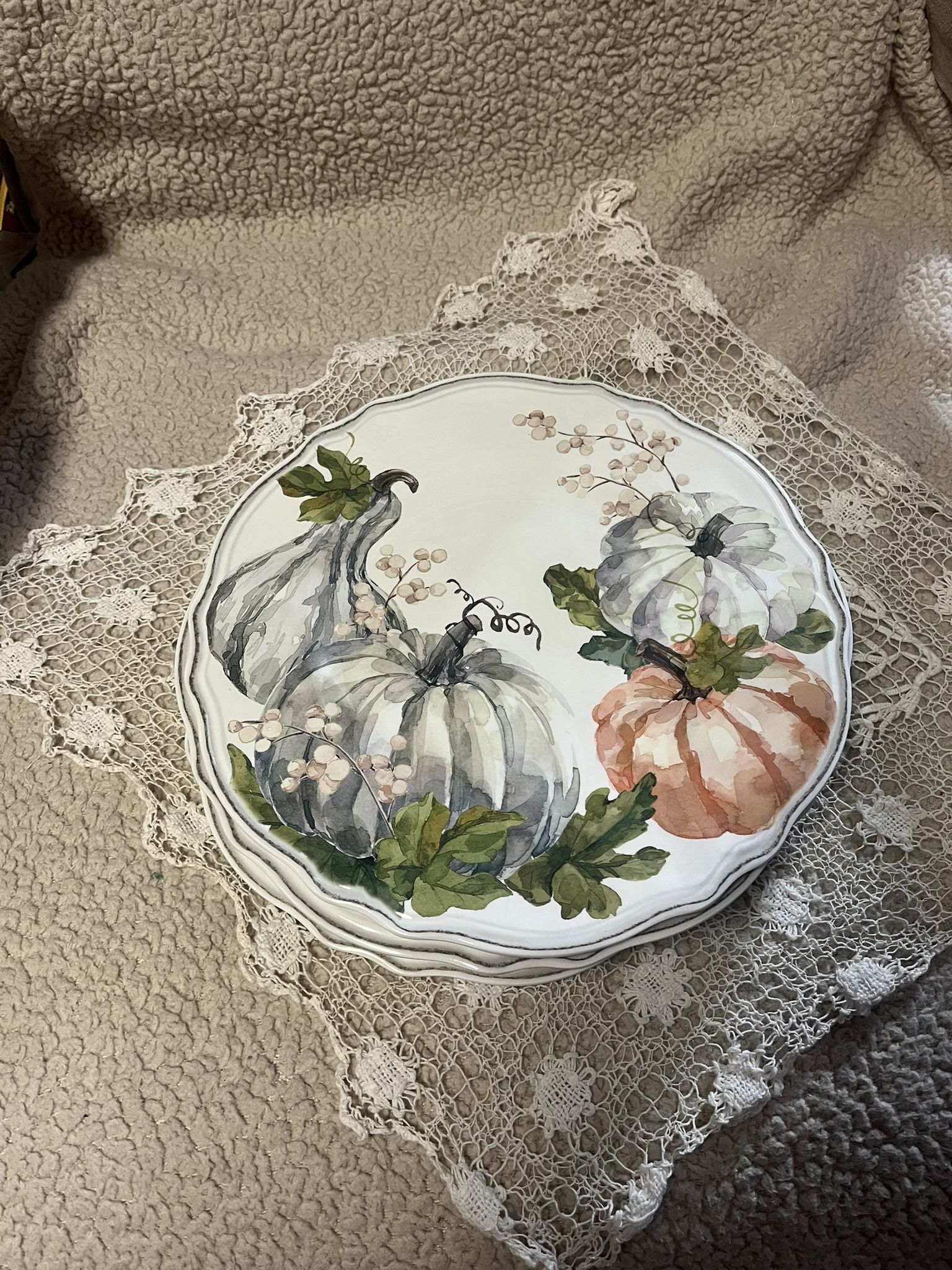 Pumpkin Dinner Plates