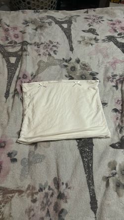 White Tube Top with Bow Details
