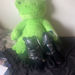 Giant Green Frog / Dark Vader Build A Bear 