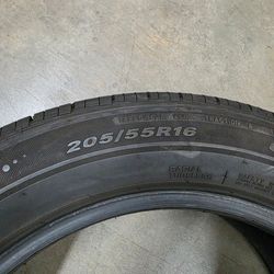 Geotour tire  205/55R16. Used almost new