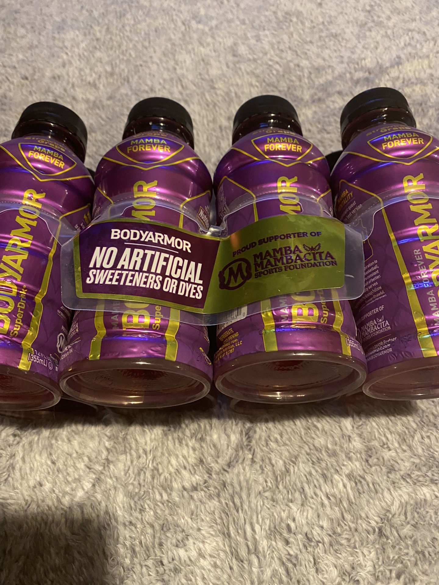 MAMBA FOREVER Body Armor *SUPER RARE* LIMITED EDITION KOBE BRYANT 8pk 12oz