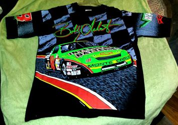 New Vintage NASCAR #18 Bobby Labonte Interstate Batteries Monte Carlo Oversize T shirt