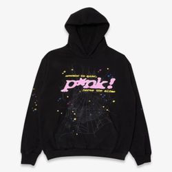 Black Sp5der Hoodie Medium 