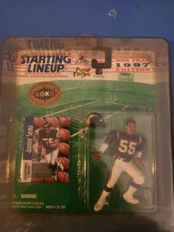 Junior Seau Chargers 97 Super Bowl Exclusive  Acrylic Sealed Starting Lineup