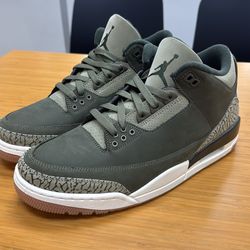 Authentic new Jordan 3 retro family affair green 10.5