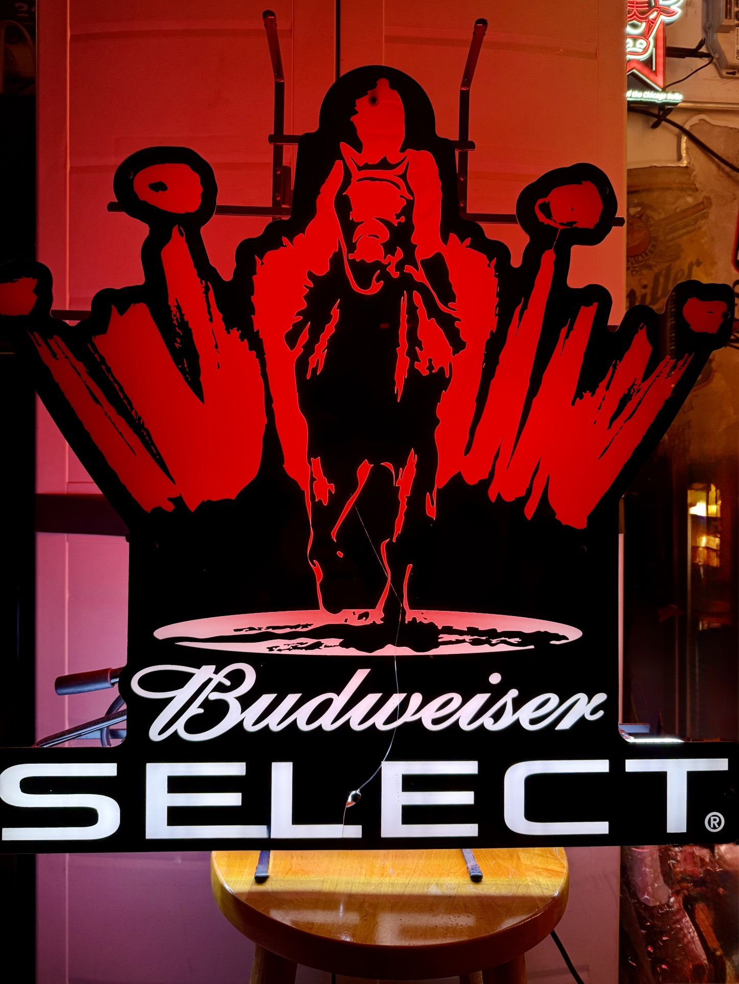 Neon Bar Sign - Budweiser Select