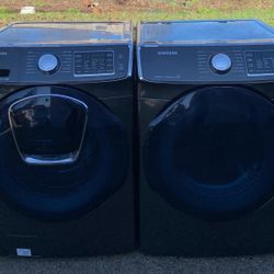 SAMSUNG WASHER AND DRYER SET. 