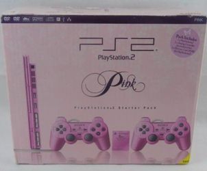 Modded (Hard Modded With Chip) PS2 Slim Pink Limited Edition . Read Description  Very Well Please.