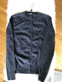 Lord&Taylor Cashmere Cardigan Charcoal, size M