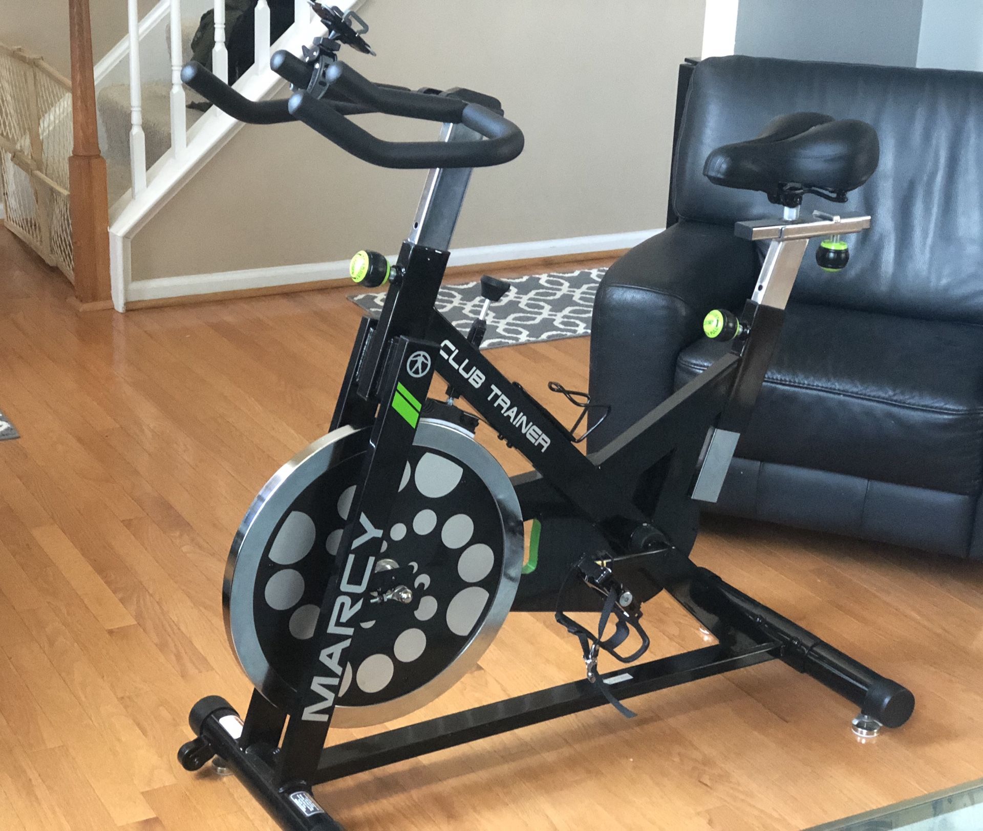 Marcy Club Revolution Bike Cycle Trainer for Cardio Exercise