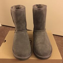 100% Authentic Brand New in Box UGG Gray Classic Boots / Women Size 6