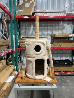 Brand new never used! Modern Cat Tree for Indoor Large Cats & Multi-Cat Households, 68'' Solid Wood Cat Tower with 3 Condos, Heavy Duty Cat Tower with