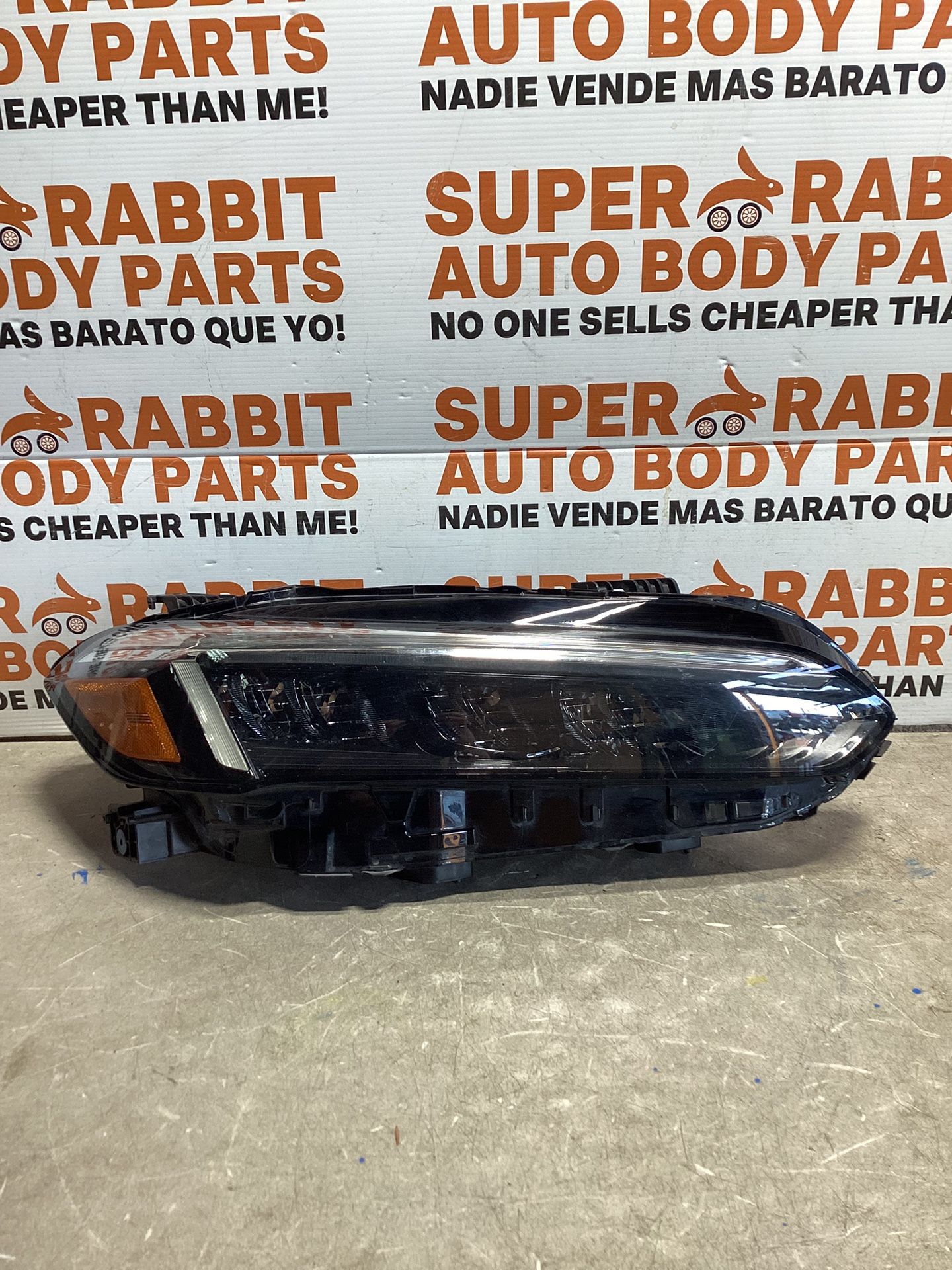 2022 Civic Passenger Headlight BLACK Housing LED Original OEM 2025